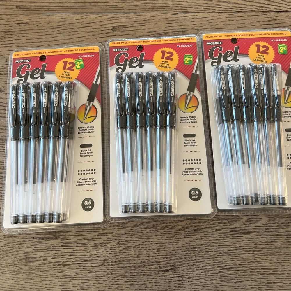 Home Office Stationary Gel Pens